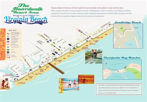 virginia beach strip map.